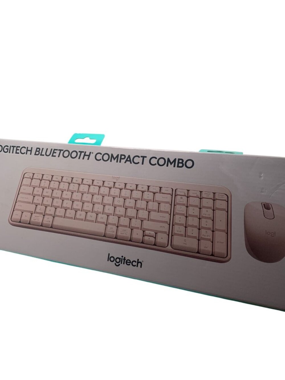 Logitech Bluetooth Compact Keyboard & Mouse Combo Wireless Compact Rose Pink
